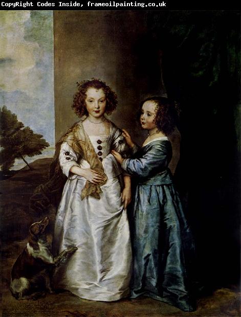 Anthony Van Dyck Portrait of Elizabeth and Philadelphia Wharton